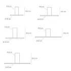 Luminária de Teto em Metal em Vários Acabamentos e Tamanhos - Luzes Viadurini