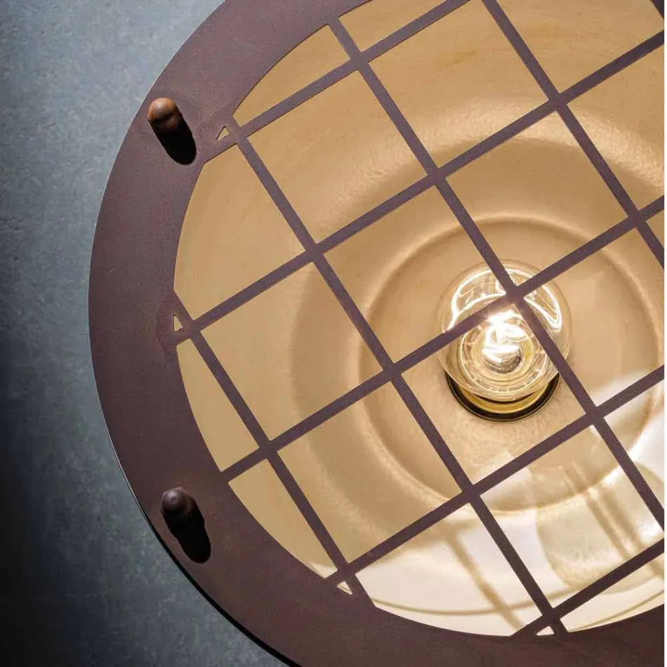 Teto estilo náutico cerâmico com grade Mary Ferroluce Viadurini