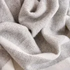 Xadrez de mistura de lã ultramacio e fofo feito na Itália - Caldoso Viadurini