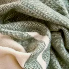 Xadrez de mistura de lã ultramacio e fofo feito na Itália - Caldoso Viadurini