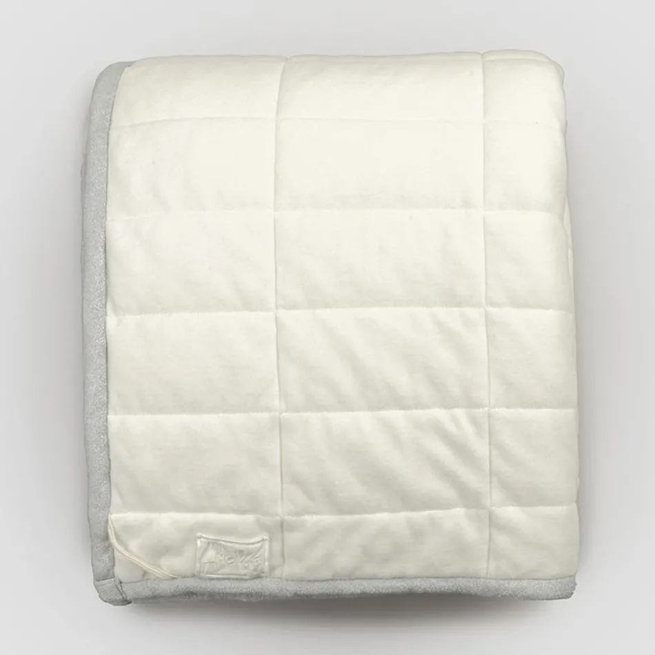 Xadrez em Cetim de Algodão e Chenille com Borda Lurex, Giz ou Retrô - Tortoro Viadurini