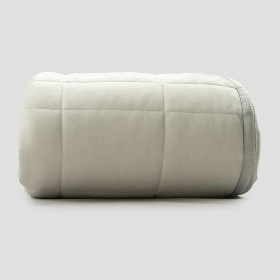 Xadrez em Cetim de Algodão e Chenille com Borda Lurex, Giz ou Retrô - Tortoro Viadurini