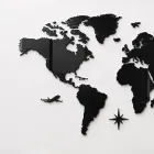 Artemia - Mapa de parede em acrílico tricolor, fabricado na Itália Viadurini