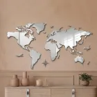 Artemia - Mapa de parede em acrílico tricolor, fabricado na Itália Viadurini