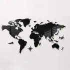 Artemia - Mapa de parede em acrílico tricolor, fabricado na Itália Viadurini