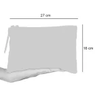 Bolsa Clutch Artística Estampada à Mão, Peça Única em Algodão, 2 Peças - Viadurini by Marchi Viadurini