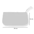 Bolsa Clutch Artística Estampada à Mão, Peça Única em Algodão, 2 Peças - Viadurini by Marchi Viadurini