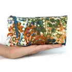 Bolsa Clutch Artística Estampada à Mão, Peça Única em Algodão, 2 Peças - Viadurini by Marchi Viadurini