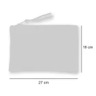 Bolsa Clutch Artística Estampada à Mão, Peça Única em Algodão, 2 Peças - Viadurini by Marchi Viadurini