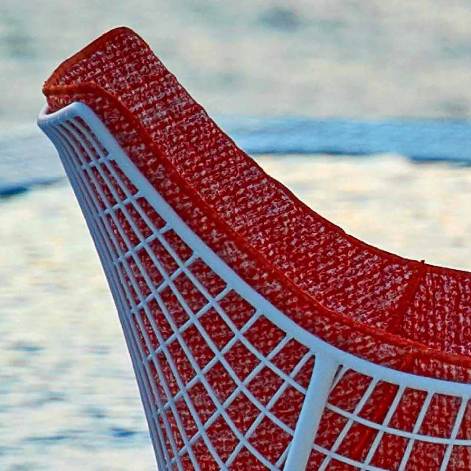 Varaschin Summer Set poltrona de balanço para jardim em aço e madeira Viadurini