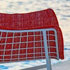 Varaschin Summer Set poltrona de balanço para jardim em aço e madeira Viadurini