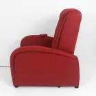 Cadeira elevatória de 2 motores com massagem shiatsu made in Italy Bria Viadurini