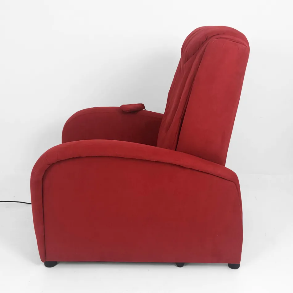 Cadeira elevatória de 2 motores com massagem shiatsu made in Italy Bria Viadurini