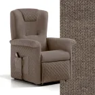 Cadeira elevatória com 2 motores e funções de elevação/relaxamento/cama fabricada na Itália - Giorgia Viadurini