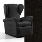 Poltrona elevatória com funções de elevação, relaxamento e cama Made in Italy - Talita Viadurini