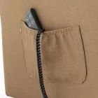 Poltrona Elevatória com Assento Extra Grande em Tecido Made in Italy - Margaret Viadurini