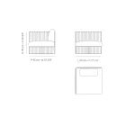 Poltrona Externa de Canto Direito em Alumínio e Alças Made in Italy - Juliediv Viadurini