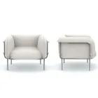 Poltrona baixa externa com assento acolchoado fabricada na Itália - plantador Viadurini