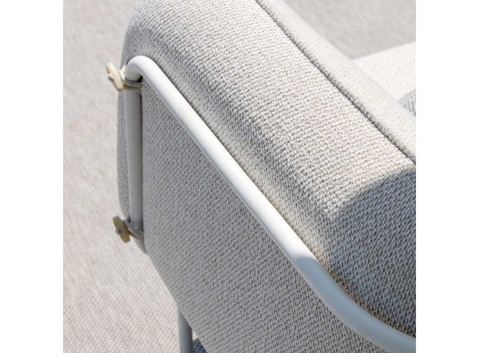 Poltrona baixa externa com assento acolchoado fabricada na Itália - plantador Viadurini