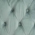 Poltrona Classic em Madeira Estofada com Efeito Veludo Homemotion - Nichy Viadurini