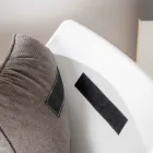 Poltrona com Base Metálica, Estrutura em Polipropileno e Almofadas em Tecido - Tablet Viadurini