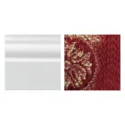 Poltrona com Braços e Estrutura em Madeira Lacada Branca Made in Italy - Gato Viadurini