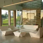 Poltrona com braços Slide Kami Design moderno made in Italy Viadurini