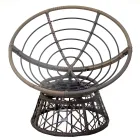 Poltrona com Estrutura de Alumínio Revestida com Poliratan e Mesa de Centro - Puntina Viadurini