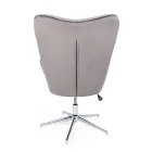 Poltrona com Estrutura Ajustável em Aço Cromado e Veludo - Giulia Viadurini