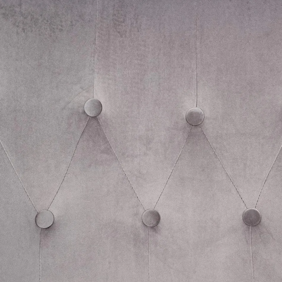 Poltrona com Estrutura Ajustável em Aço Cromado e Veludo - Giulia Viadurini