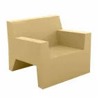 Jut by Vondom design poltrona ao ar livre em resina de polietileno Viadurini