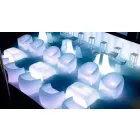 Poltrona ao ar livre de resina de polietileno para sopro, design Viadurini