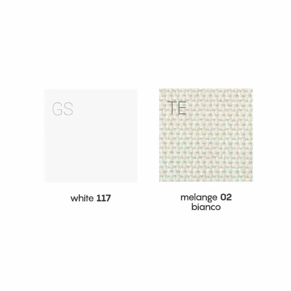 Poltrona externa estofada de design branco e moderno - Samurai by Myyour Viadurini