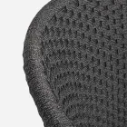 Poltrona Exterior em Madeira e Corda com Almofada, Homemotion, 2 Peças - Oskana Viadurini