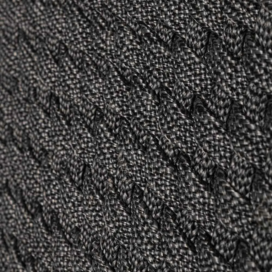 Poltrona Exterior em Madeira e Corda com Almofada, Homemotion, 2 Peças - Oskana Viadurini