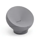 Poltrona de exterior em polietileno disponível em várias cores - Toalha Viadurini