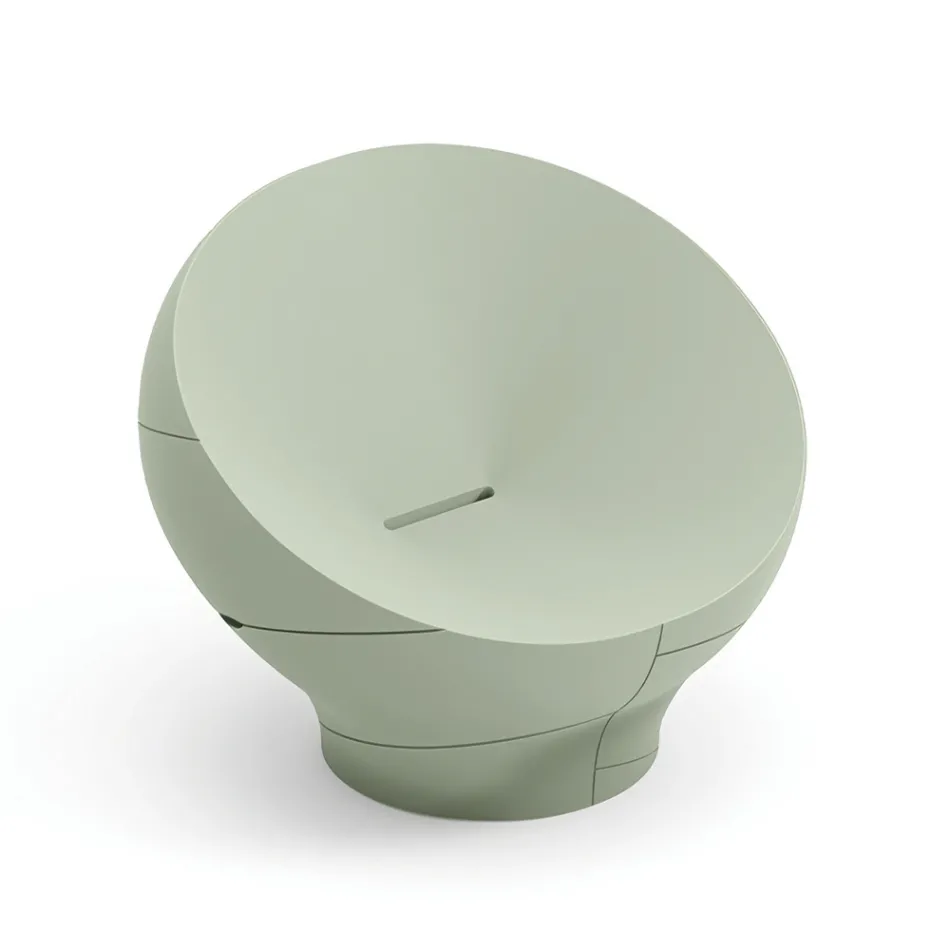 Poltrona de polietileno para uso externo, disponível em várias cores - Toalha Viadurini