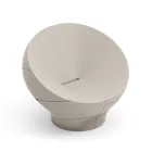 Poltrona de exterior em polietileno disponível em várias cores - Toalha Viadurini