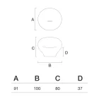 Poltrona de polietileno para uso externo, disponível em várias cores - Toalha Viadurini