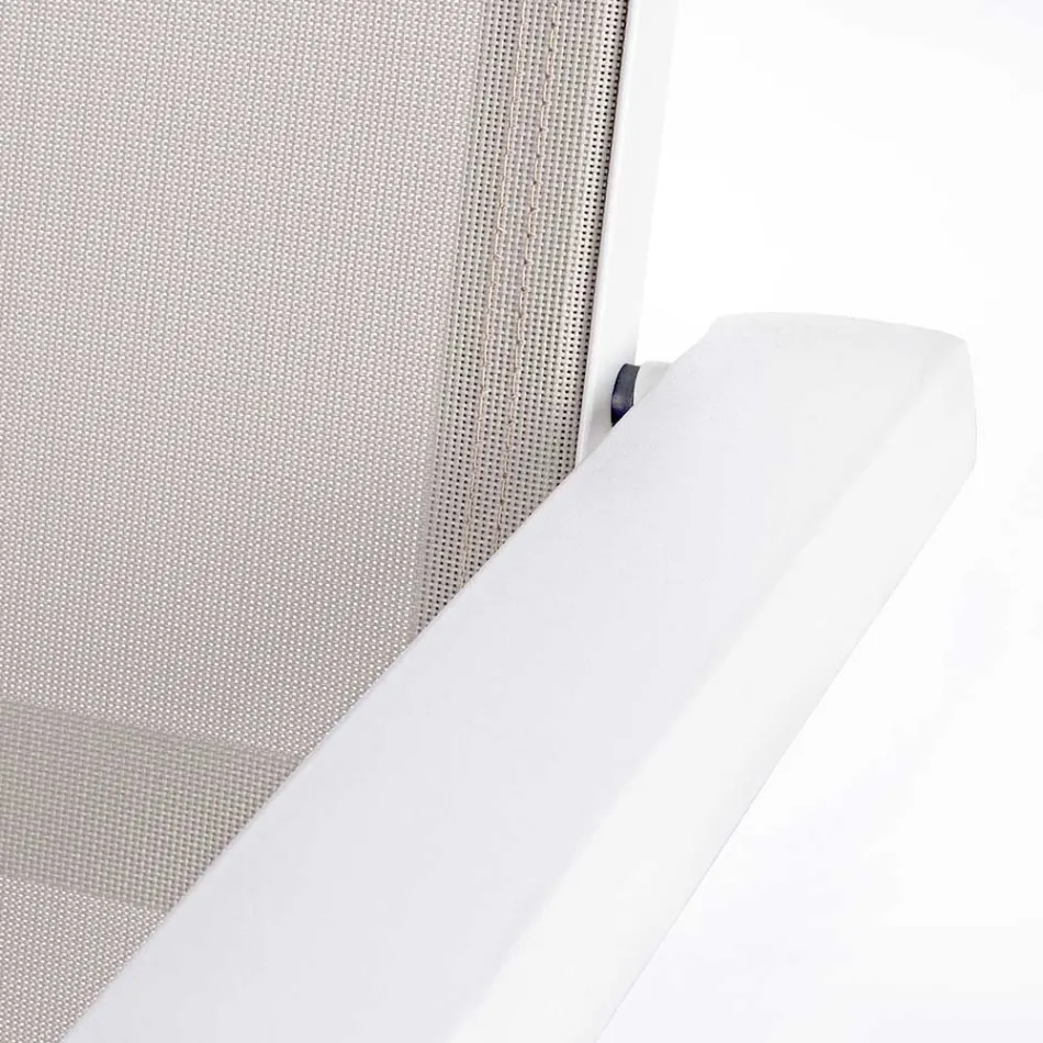 Poltrona Exterior Reclinável com Estrutura em Alumínio, Homemotion - Ursula Viadurini