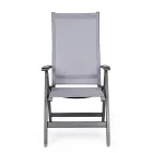 Poltrona Exterior Reclinável com Estrutura em Alumínio, Homemotion - Ursula Viadurini