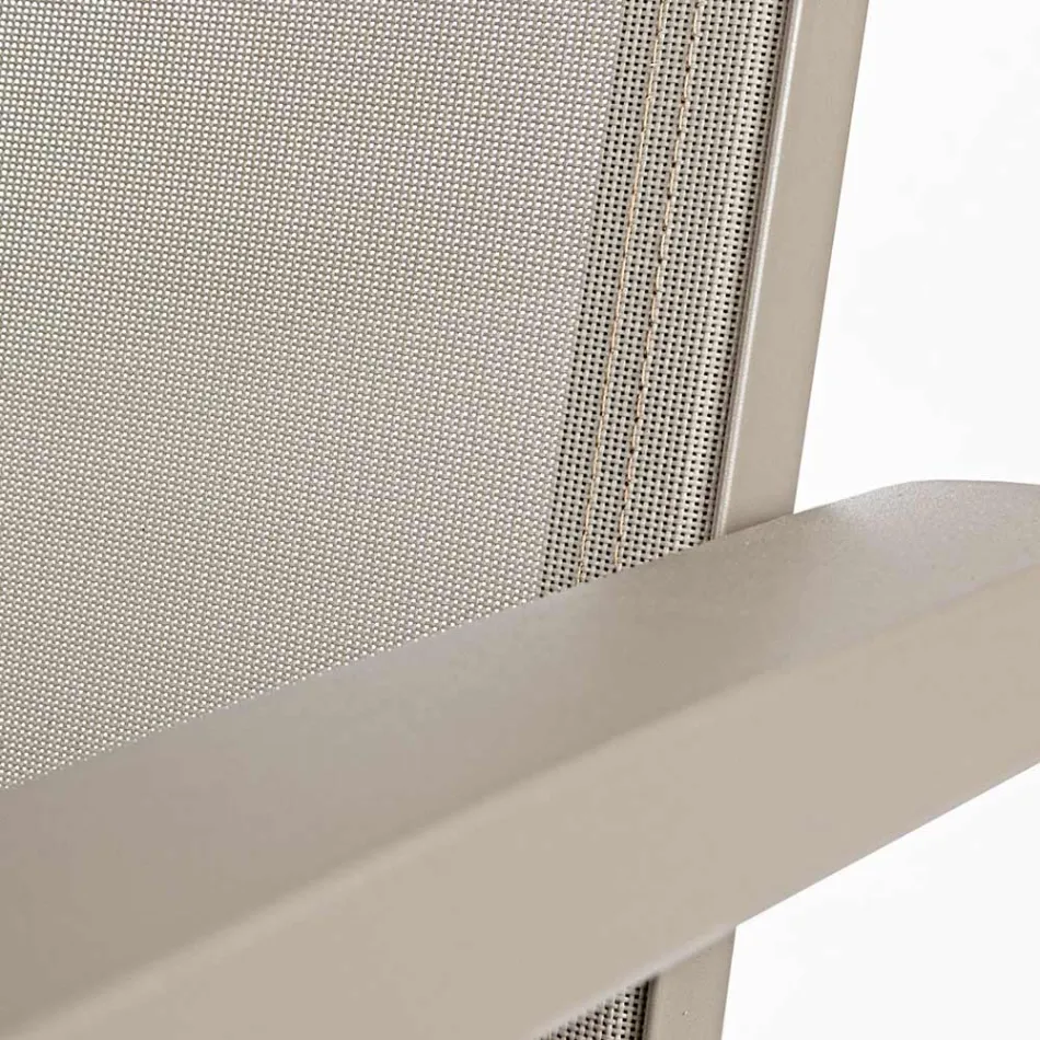 Poltrona Exterior Reclinável com Estrutura em Alumínio, Homemotion - Ursula Viadurini