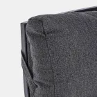 Poltrona Reclinável Exterior em Tecido e Alumínio, 2 Peças - Nathy Viadurini