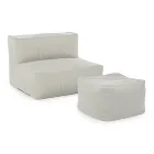 Poltrona Outdoor Forrada em Tecido Removível, Homemotion - Lydia Viadurini