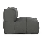 Poltrona Outdoor Forrada em Tecido Removível, Homemotion - Lydia Viadurini