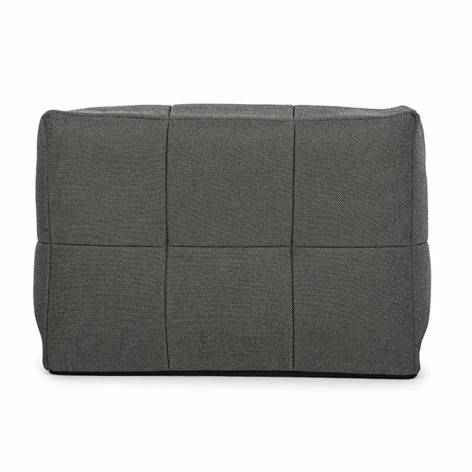 Poltrona Outdoor Forrada em Tecido Removível, Homemotion - Lydia Viadurini