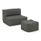 Poltrona Outdoor Forrada em Tecido Removível, Homemotion - Lydia Viadurini