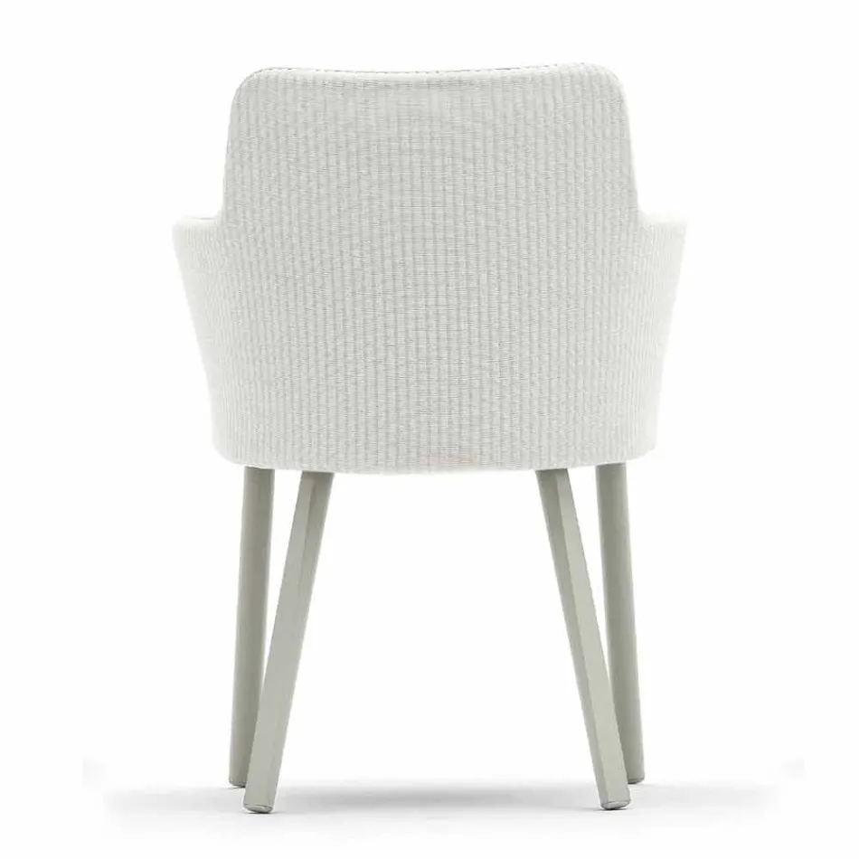 Design Varaschin Emma poltrona ao ar livre em alumínio e tecido Viadurini