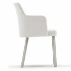 Design Varaschin Emma poltrona ao ar livre em alumínio e tecido Viadurini