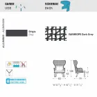 Varaschin Emma poltrona ao ar livre estofada de design moderno Viadurini